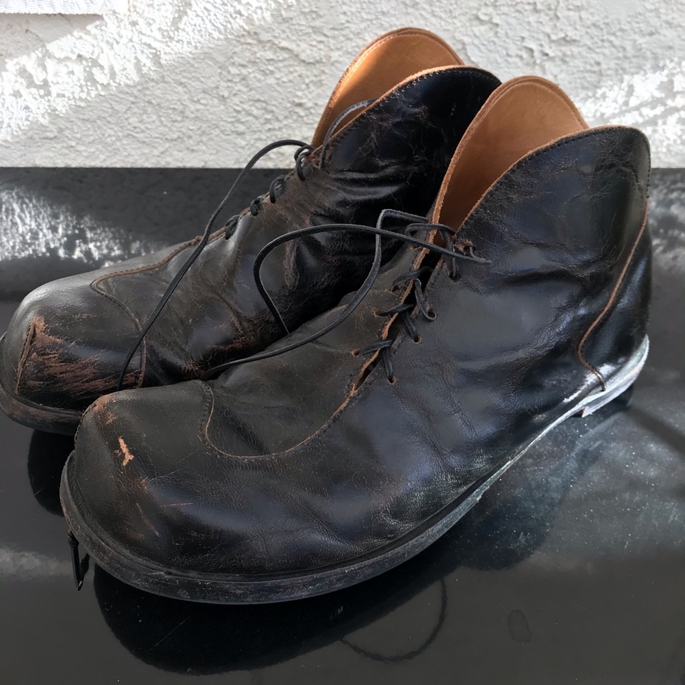 Pre-owned men’s Cydwoq Clip leather ankle boot 43